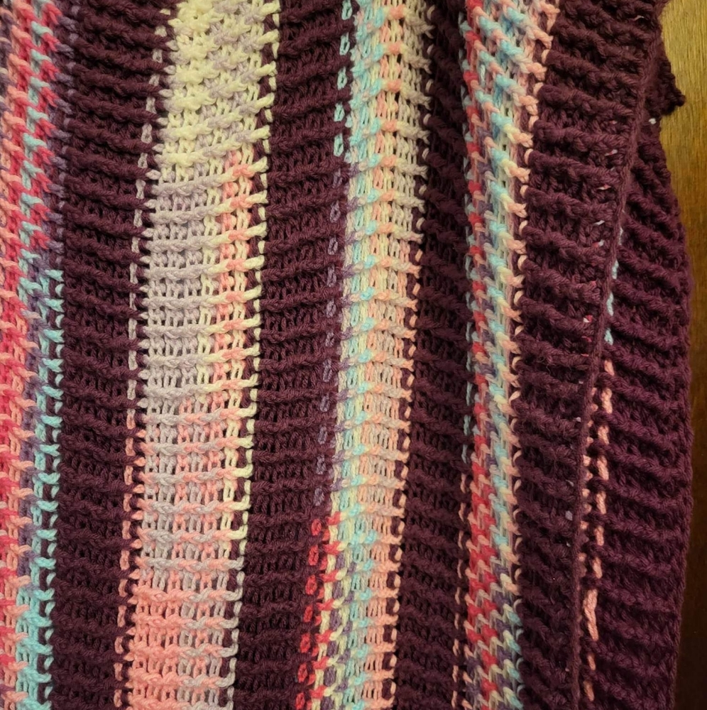 Hand made crocheted blanket